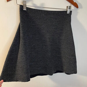 NWOT Theory|| Wool A-line Striped Skirt Size Petite Small, Perfect Fall Skirt